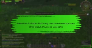Battle.Net Guthaben Einlösung: Geschenkkartenoptionen, Online-Kauf, Physische Geschäfte