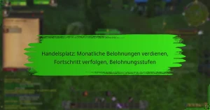 Handelsplatz: Monatliche Belohnungen verdienen, Fortschritt verfolgen, Belohnungsstufen